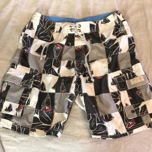 J. Crew madras board shorts
